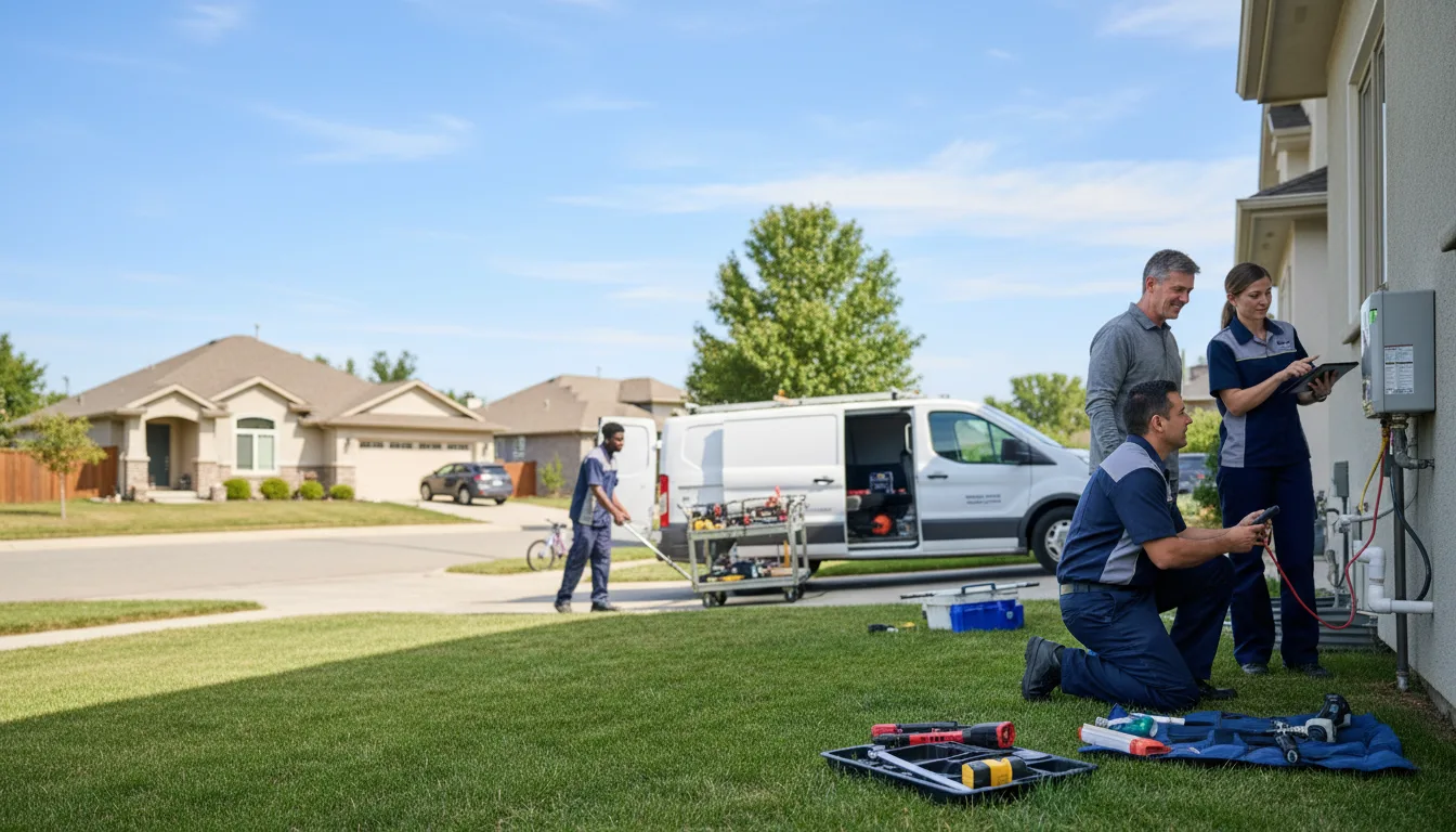 Tankless water heater service in Trinidad, TX